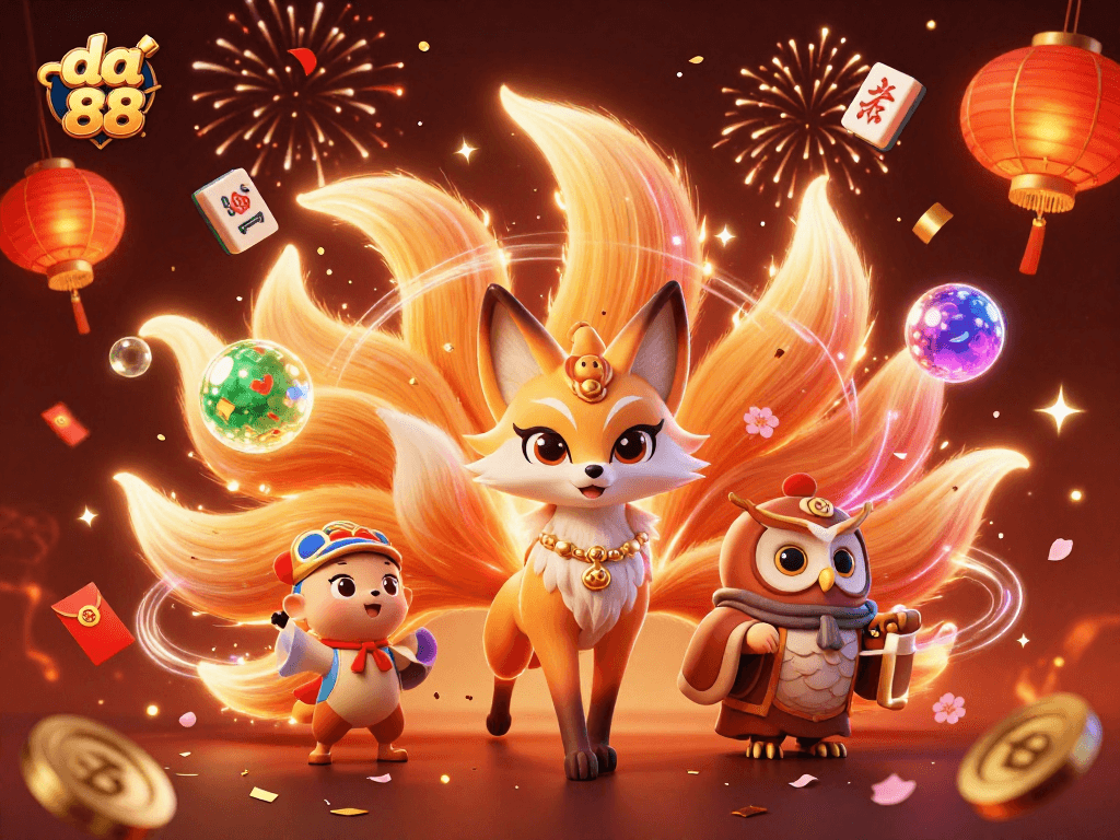 da 88 thrilling gaming experience with vibrant characters and festive casino elements