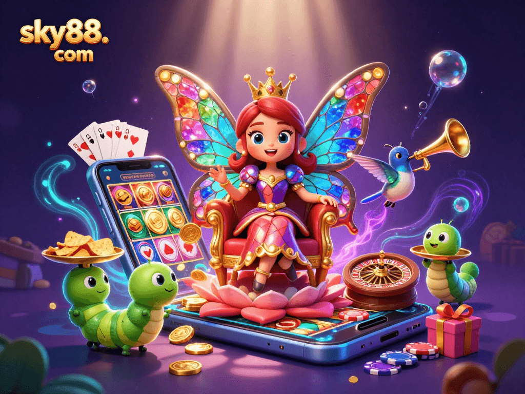 Bet big at sky88. com and join the thrilling action of 3D casino games with vibrant characters!