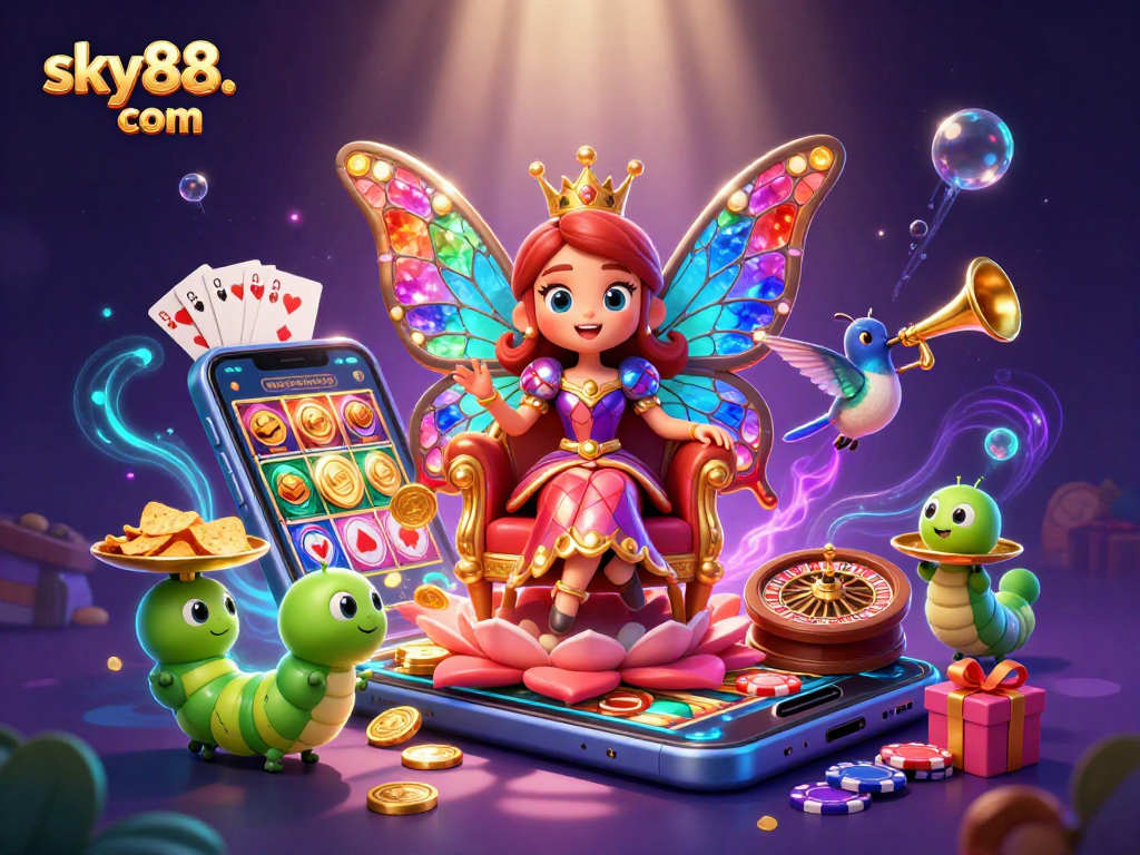 Bet big at sky88. com and join the thrilling action of 3D casino games with vibrant characters!